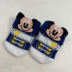 匿名配送❣️ Disney resort ミッキーマウス ベビー靴下 ネイビー