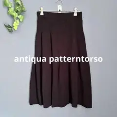 【antiqua patterntorso】ニット　フレアスカート　ウエストゴムのサムネイル