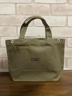 USMCキャンバストートバッグ　ミリタリーバッグ サバゲー キャンプ アウトドア