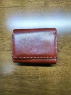 ブラウンレザー 三つ折り財布
