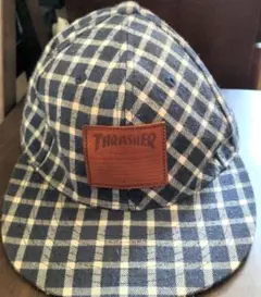 THRASHER チェック柄キャップ フリーサイズ