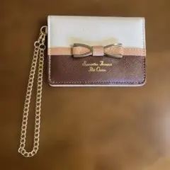 サマンサ タバサ プチチョイス　チェーン 付き 定期入れ パスケース