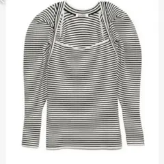 snidelコルセットデザインニットプルオーバー