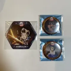 鬼滅の刃 ufotable cafe 獪岳 コースター 缶バッジ