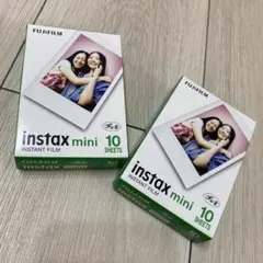 【新品】Fujifilm instax mini フィルム 10枚×2