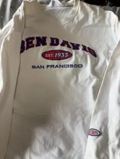 BEN DAVIS 長袖トレーナー ホワイト