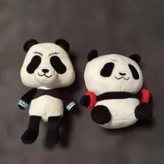 呪術廻戦　パンダ　ぬいぐるみ　2点セット