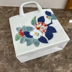 有田焼 陶器製小物入れ バッグ型のサムネイル