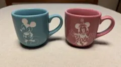 ディズニー　ミッキー&ミニー　ペアマグカップ