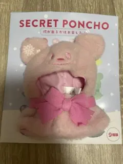 ディズニーストア シークレットポンチョ ピンク