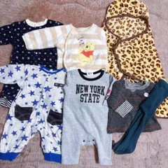 ベビー服 まとめ売り ロンパース カバーオールなど7点セット