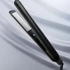 ★新品未開封★サロニア スムースシャイン ストレートヘアアイロン ブラック