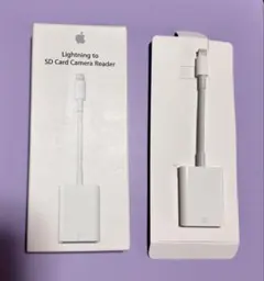 Apple純正 lightning SDカードリーダー