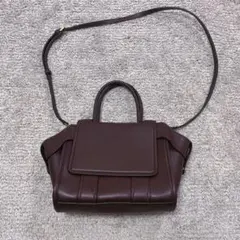 【ZARA】フラップ付きシティバック ハンドバック 2wayのサムネイル