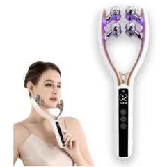 EMS美顔器 美顔ローラー リフトケア フェイス ボディー用 RF 微電流