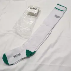 WAAC GOLF　ワック　ハイソックス　レディース　ホワイト　フリーサイズ