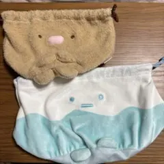 すみっコぐらし　のびのびミニ巾着