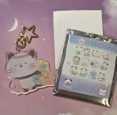 もちもちぱんだ　アクリルキーホルダー　アクキー うお座　星座　カミオジャパン