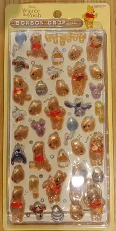 ボンボンドロップシール ディズニー プーさん