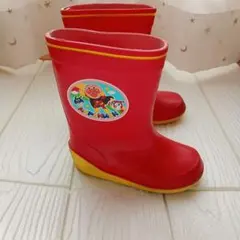 14.0 アンパンマン 赤 ゴム長靴 男児　女児