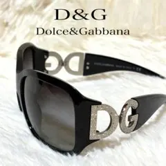【美品】D&G ドルガバ サングラス レディース ビジュー ロゴ ラインストーン D&G ドルガバ サングラス レディース ビジュー ロゴ ラインストーン