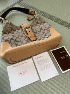 COACH ショルダーバッグ ブラウン/ベージュ
