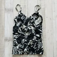 ● EGOIST エゴイスト フラワー ボタニカル柄 キャミソール USED ●