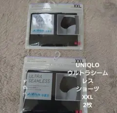 ユニクロ　エアリズム　ジャストウエスト　ウルトラシームレスショーツ　XXL 2枚