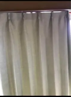 イエローグリーン カーテン テクスチャー生地