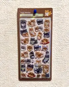 【正規品】ボンボンドロップシール　和柄 新作/柴犬ほっこり　新品未開封