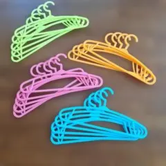 No.2062 ◇ カラフルベビーハンガー5本セット