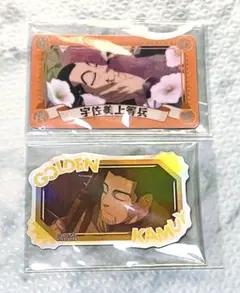 ゴールデンカムイ  コレクト メタリックカード　ステッカー　宇佐美　尾形