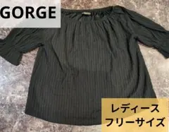 【美品】GORGE レディース オフショルダー ブラウス フリーサイズのサムネイル