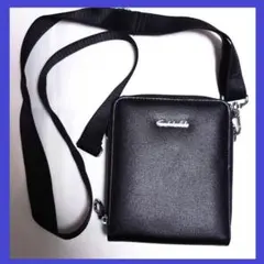 メンズ ショルダーバッグ 黒 ミニバッグ 斜め掛け シンプル 軽量 在庫限り