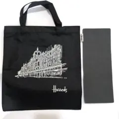 新品・未使用　Harrods 黒色トートバッグ