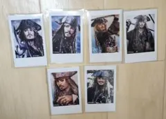 コミコン限定　 ジョニーデップ　ジャック・スパロウ フォトカード 6枚セット