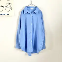 アースミュージックアンドエコロジー　オーバーサイズ◎ 長袖シャツ　清潔感