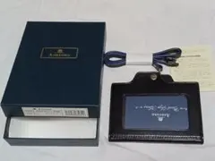 ASHFORDアシュフォード　イシュー IDカードフォルダー　メモ&ペン定期入れ