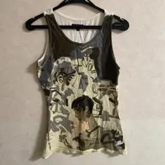 ADOLFO DOMINGUEZ アートプリント タンクトップ XP