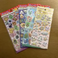 【キラッとシール&プチプチシール】 ポケモン(seria) 4枚　まとめ売り