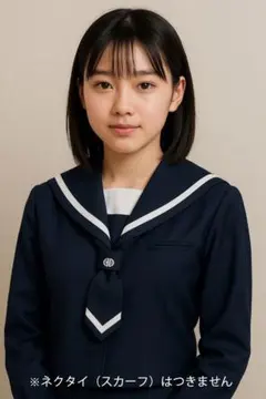 ネイビー セーラー服上着 単品 長袖 中学校 日本製 170A