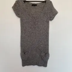 ジルスチュアート　ニット　ワンピース　半袖　サイズＭ