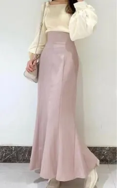 ハイウエストマーメイドスカート