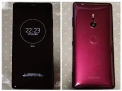 【カメラエラー】Xperia XZ3 SOV39ボルドーレッド 変換アダプター付