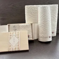 今治タオル 木箱入り バスタオル フェイス ハンド 新品未使用
