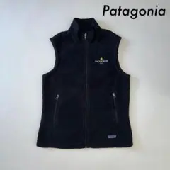 PatagoniaSYNCHILLAニカラグア製フリースベストブラック 企業刺繍