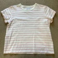 agnis b. ストライプ 半袖Tシャツ サイズ2