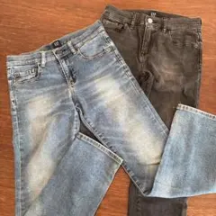 キッズ　デニム　GAP スキニーデニム 2色セット　140