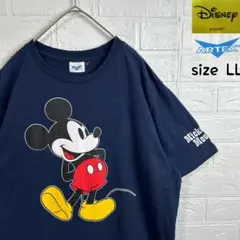 Disney ARTEX ミッキーマウス プリント 半袖Tシャツ 古着
