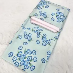 サニタリーケース 花柄 ネモフィラ 青 ライトミント S10076のサムネイル